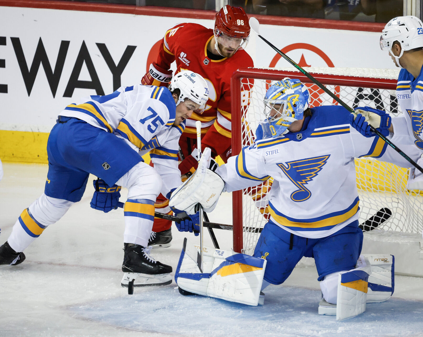 Blues Flames Hockey